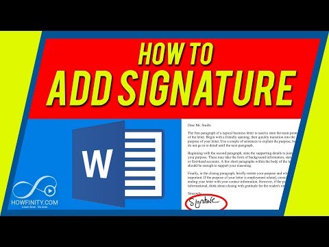 insert signature into word for mac 2011
